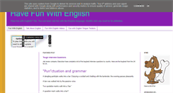 Desktop Screenshot of fun-with-english.co.uk